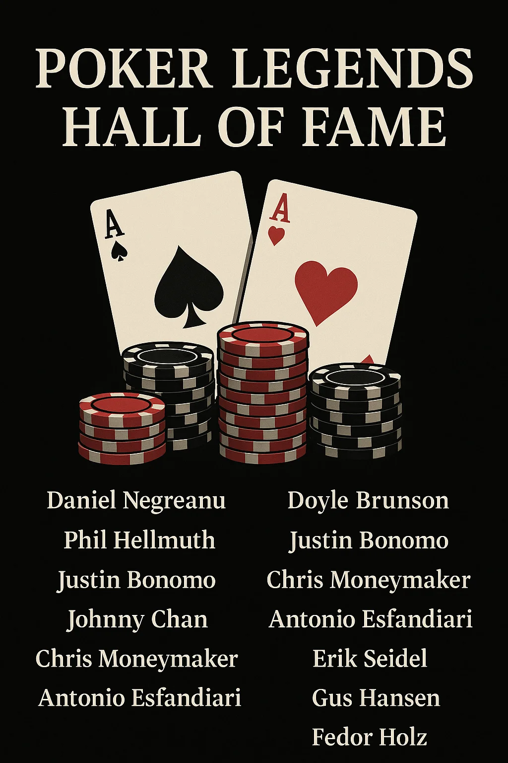 10 Poker Legends Who Deserve a Place in the Hall of Fame